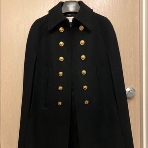 Saint Laurent cape coat